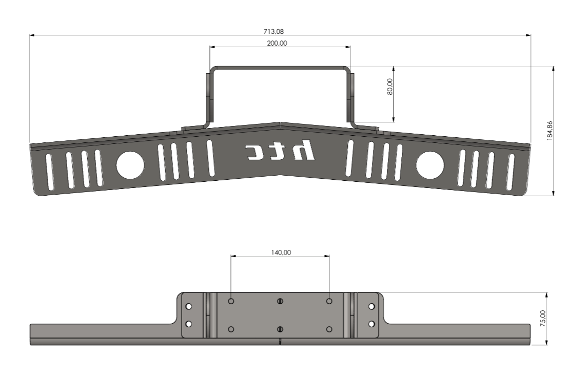 HTC Echolothalterung Steuerstand Double