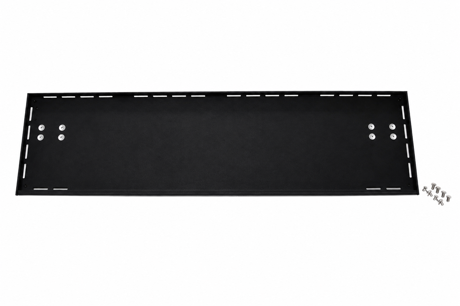 Alu-Fronttisch für Bellyboot (800x200mm) in schwarz für Frontstange Frontbar