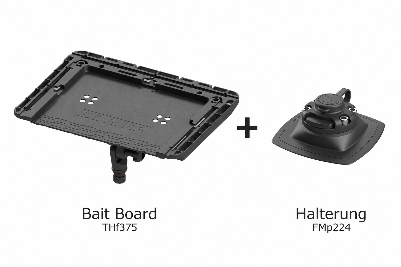Set: Fasten Bait Board mit Magneten + Halterung [PVC Basis] (110x110 mm), Belly