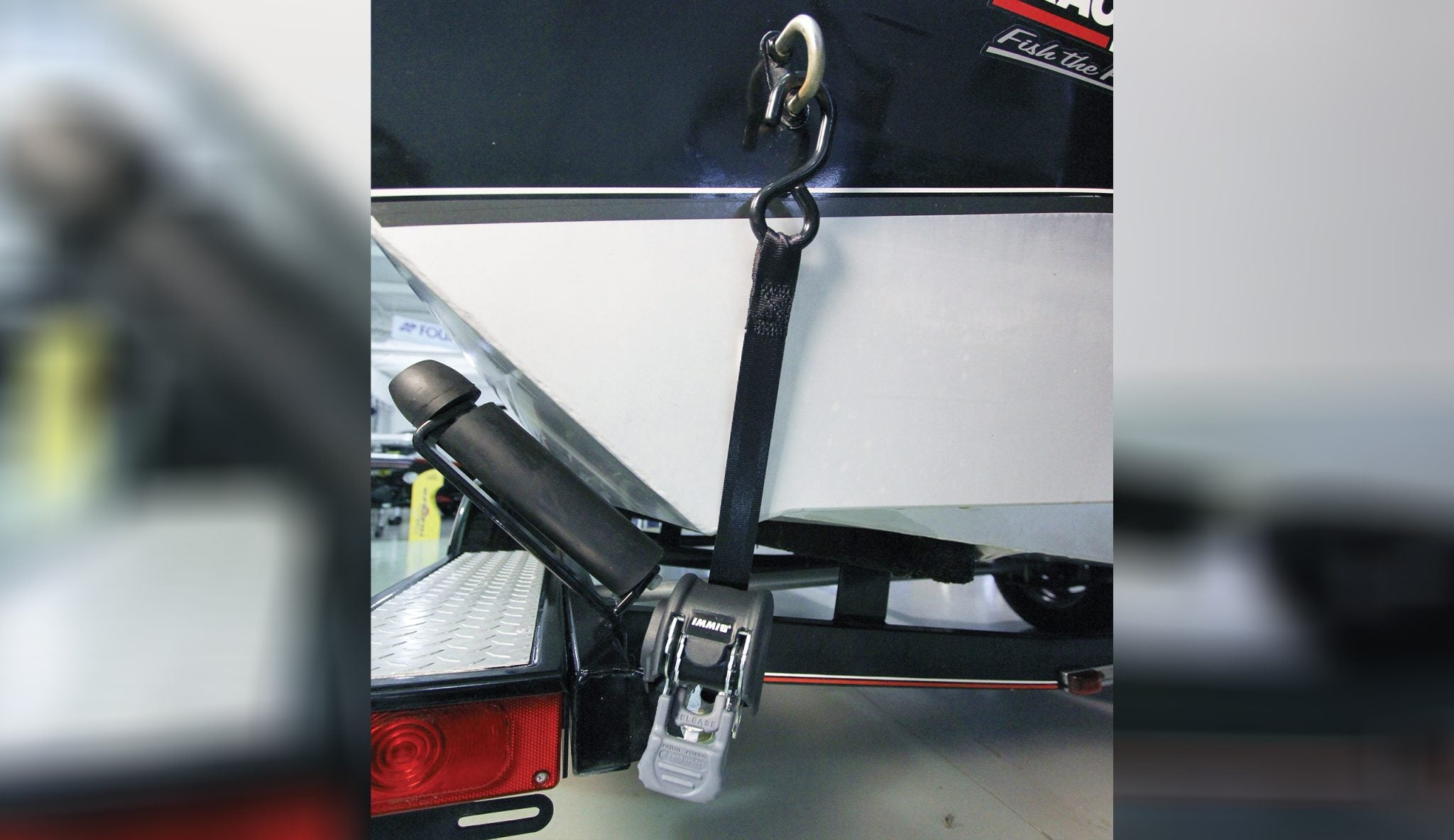 BoatBuckle Mini G3 selbstaufrollende Heck-Zurrgurte, 2 Stück – Ansicht 4