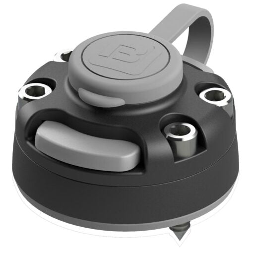 Fasten Halterung [Runde Basis] für Holz, Alu, Plastik & Gfk, Montage: Schrauben