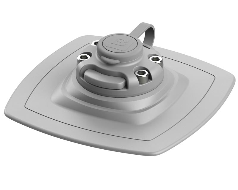 Fasten Halterung [PVC Basis] (140x140mm), PVC Schlauchboote Montage: Kleben