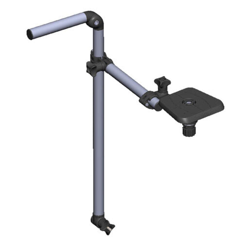 Fasten Echolothalterung mit feststellbarer Geberstange und Plattform (100x100mm)