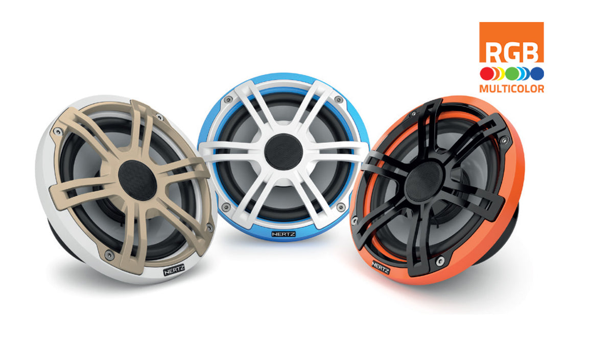 Hertz HEX 6.5 S-LD-G Marine-Lautsprecher mit RGB-LED – Paar – Produktansicht 7