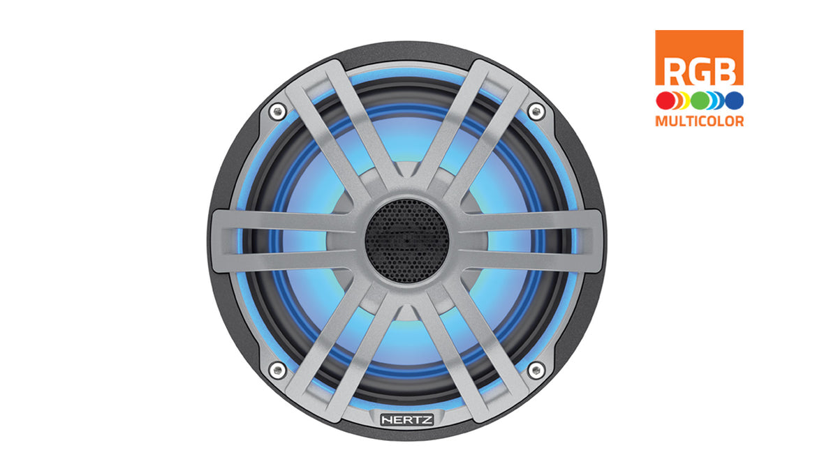 Hertz HEX 6.5 S-LD-G Marine-Lautsprecher mit RGB-LED – Paar – Produktansicht 2