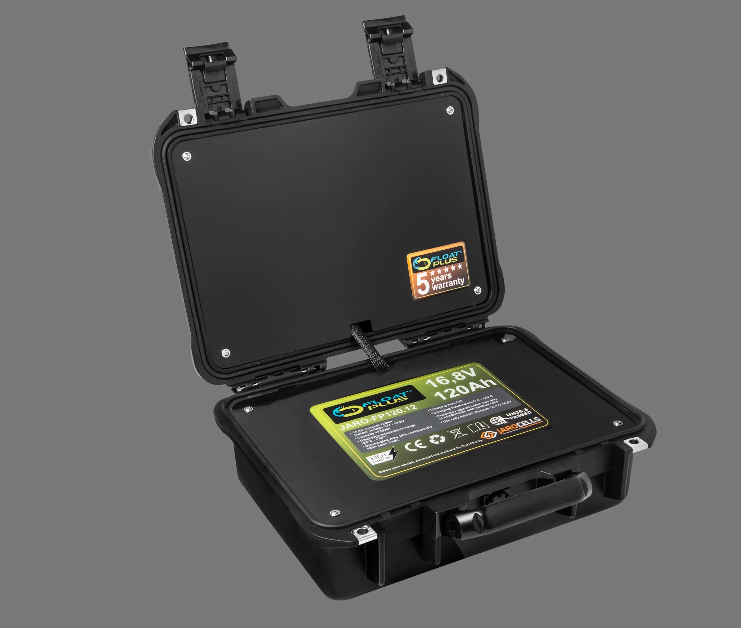 Float Plus 120Ah 16,8V Lithium-Ionen-Akku im Stormcase