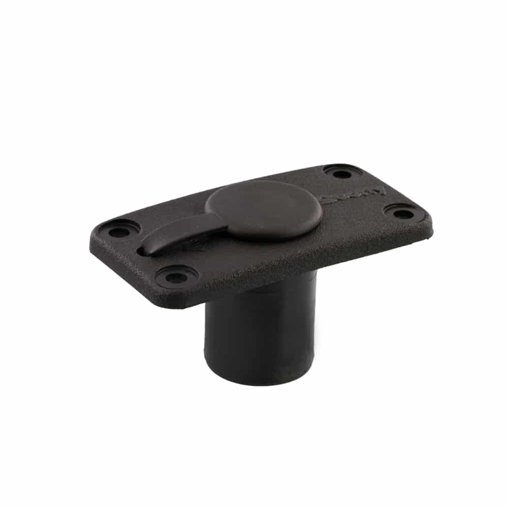 Scotty Halterung Flush Deck 244 ohne Locktaste für Bootsdeck, Montage: Schrauben