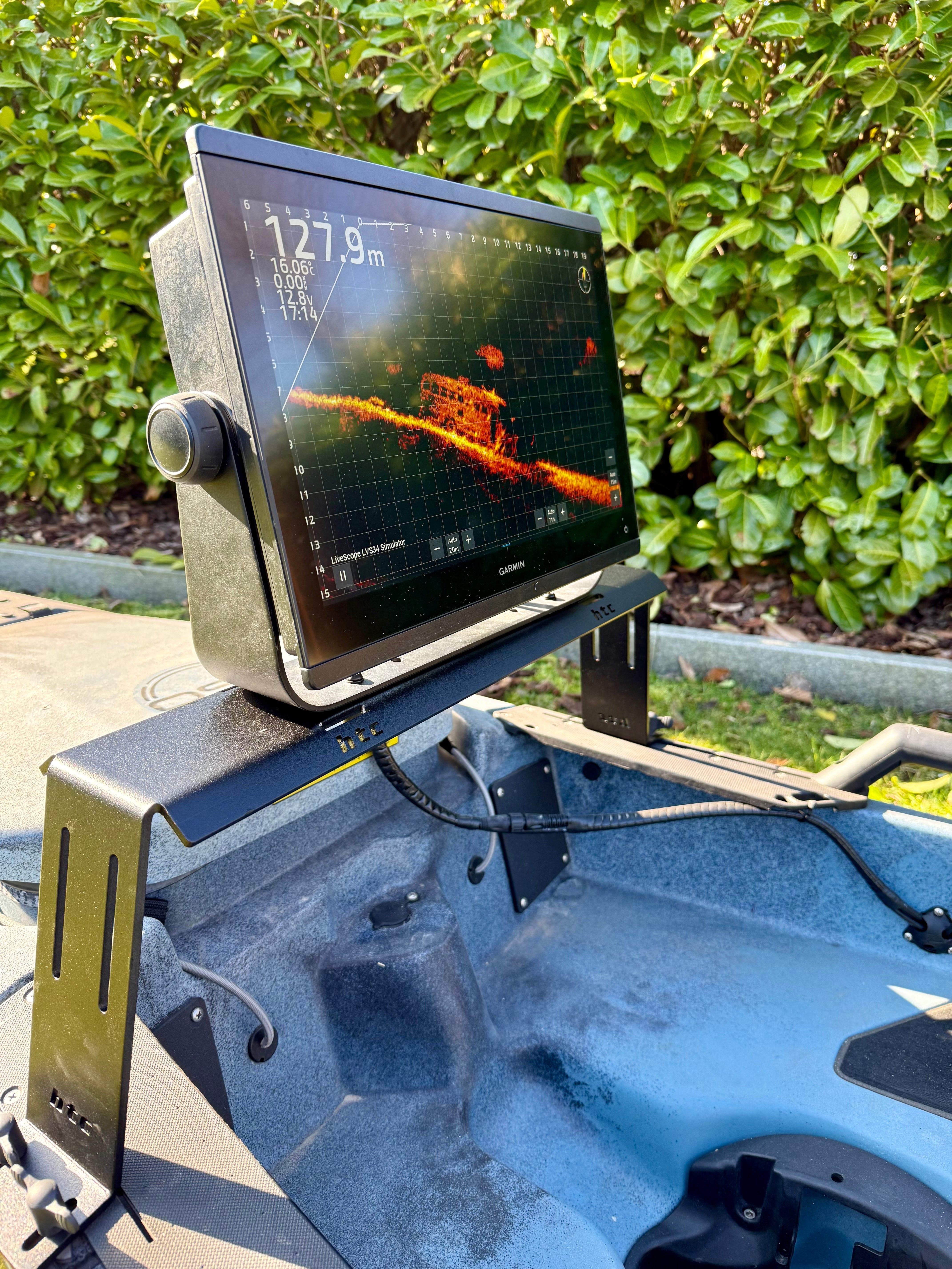 HTC Echolothalterung Kajak für Hobie Pro Angler 12 (PA12) – stabil, passgenau & ausbaufähig