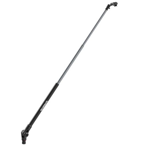 Fasten Videokamera Halter (1100mm) 3 Stufen Teleskop Länge änderb. rotier & neig – Schwarz/Schwarz