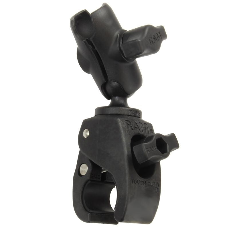 RAM Mounts Tough-Claw Set - B-Kugel (1 Zoll) - Kleiner Tough-Claw (Durchmesser 15,9 - 29,0 mm) - Kurzer Verbindungsarm (ca. 61,46 mm) – Produktansicht