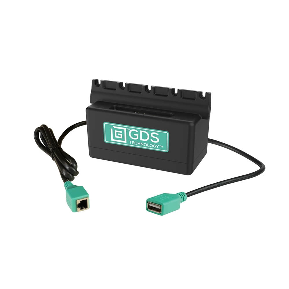 RAM Mounts GDS Ladesockel - Für Tough-Docks - Kompatibel für Tablets in IntelliSkin Next Gen Schutzhülle - RJ45 Ethernet & USB-A (Daten) -Anschluss – Produktansicht