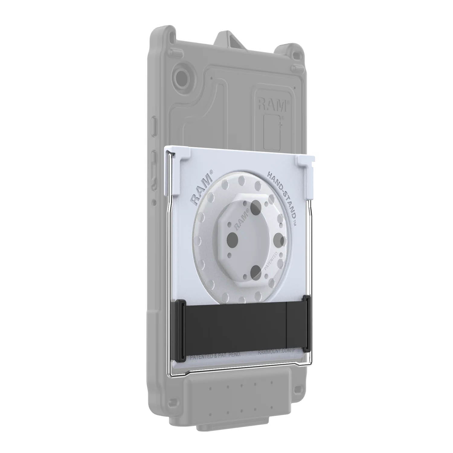 RAM Mounts GDS Tischständer mit Handschlaufe für Uni-Conn Adapter - Grau – Produktansicht