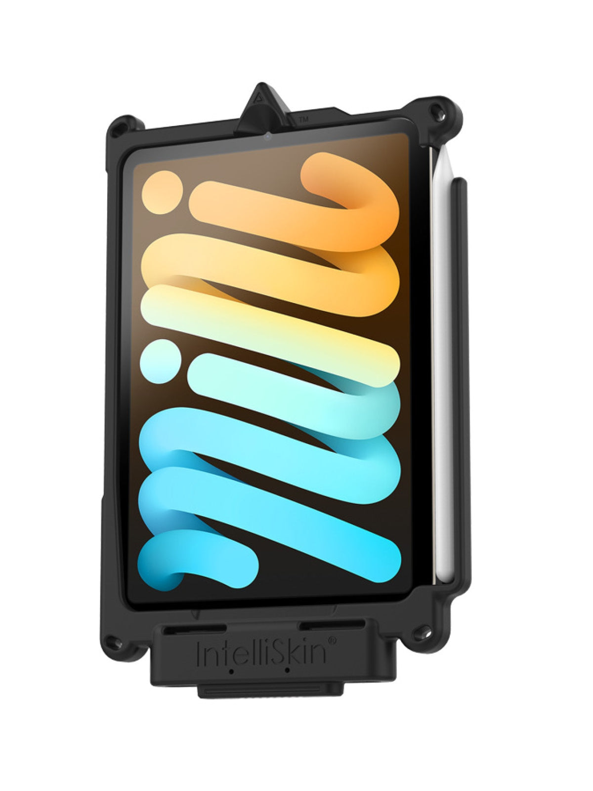 RAM Mounts IntelliSkin Next Gen Ladeschutzhülle für Apple iPad mini 6 & mini (A17 Pro) - GDS-Technologie - USB-C-Anschluss (Extern) – Produktansicht