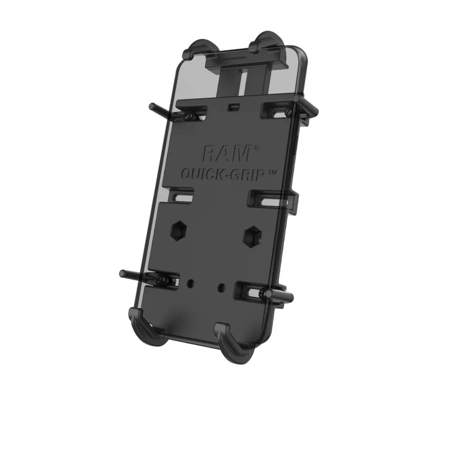 RAM Mounts Quick-Grip XL Universalhalterung für große Smartphones - Bis 92,07 mm Breite - 2-Loch AMPS - Schrauben-Set – Produktansicht