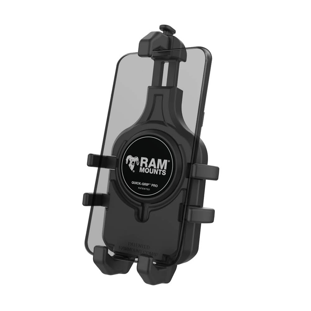 RAM Mounts Quick-Grip Pro Universalhalterung für Smartphones - Bis 95,25 mm Breite - Mag-Safe Kompatible - 2-Loch AMPS - Schrauben-Set – Produktansicht