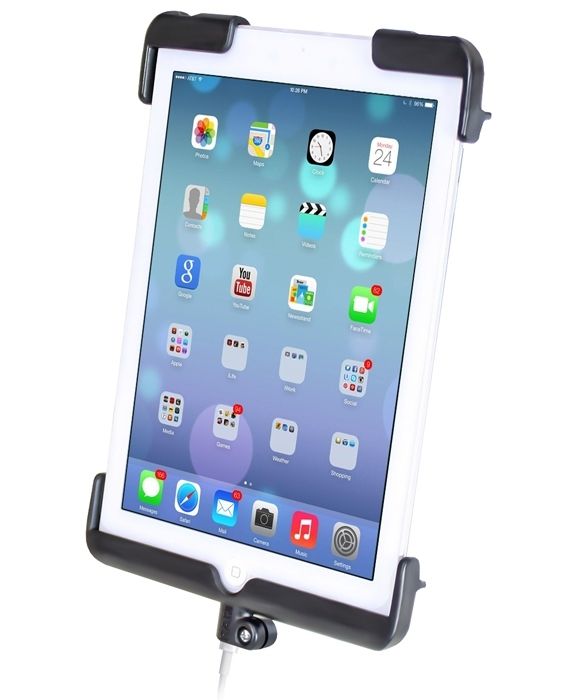 RAM Mounts Tab-Tite Universal Halteschale für Apple iPad mini 1-3 (ohne Schutzhüllen) - AMPS-Aufnahme - Schrauben-Set – Produktansicht