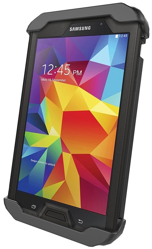 RAM Mounts Tab-Tite Universal Halteschale für bis zu 7 Zoll Tablets (in Schutzgehäusen) - AMPS-Aufnahme - Schrauben-Set – Produktansicht