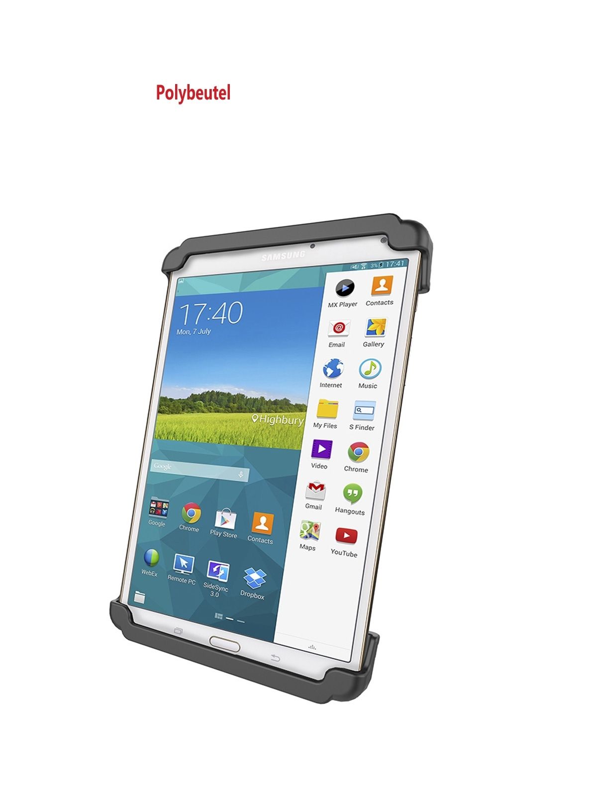 RAM Mounts Tab-Tite Universal Halteschale für 7-8 Zoll Tablets - AMPS-Aufnahme - Schrauben-Set – Produktansicht