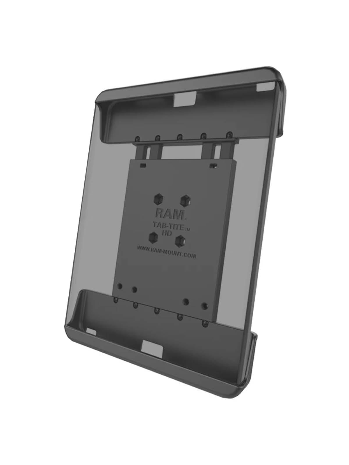 RAM Mounts Tab-Tite Universal Halteschale für bis zu 10 Zoll Tablets (mit & ohne Schutzhülle) - AMPS-Aufnahme - Schrauben-Set – Produktansicht
