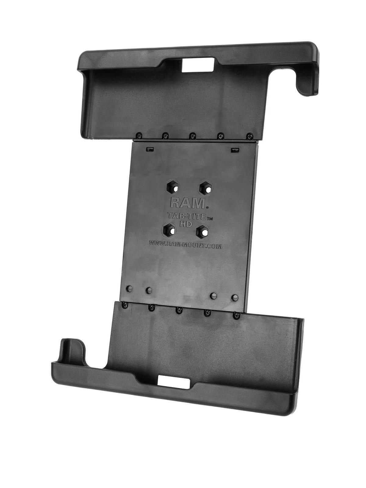 RAM Mounts Tab-Tite Universal Halteschale für Samsung Tab S7+/S7 FE/S8+/S9+/S9 FE+ (mit Schutzhüllen) - AMPS-Aufnahme - Schrauben-Set – Produktansicht
