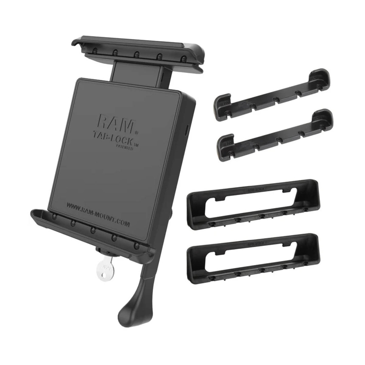 RAM Mounts Tab-Lock (Schlüsselverriegelung) Universal Halteschale für bis zu 7 Zoll Tablets (mit & ohne Schutzhüllen) - AMPS - Schrauben-Set – Produktansicht