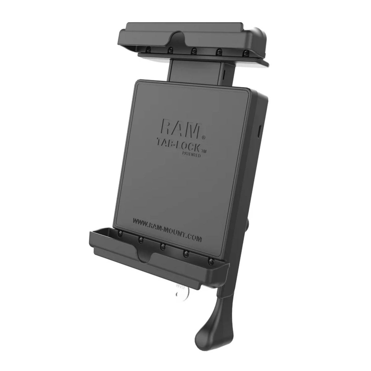 RAM Mounts Tab-Lock (Schlüsselverriegelung) Universal Halteschale für Google Nexus 7 (mit Schutzhülle) und weitere Tablets bis zu 7 Zoll - AMPS - Schrauben-Set – Produktansicht