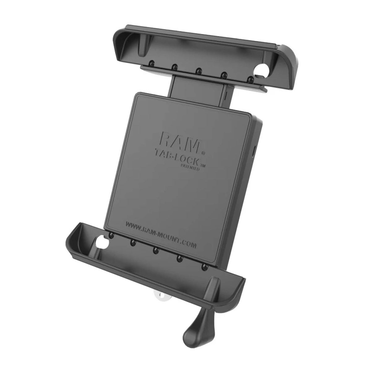 RAM Mounts Tab-Lock (Schlüsselverriegelung) Universal Halteschale für bis zu 10 Zoll Tablets - AMPS - Schrauben-Set – Produktansicht