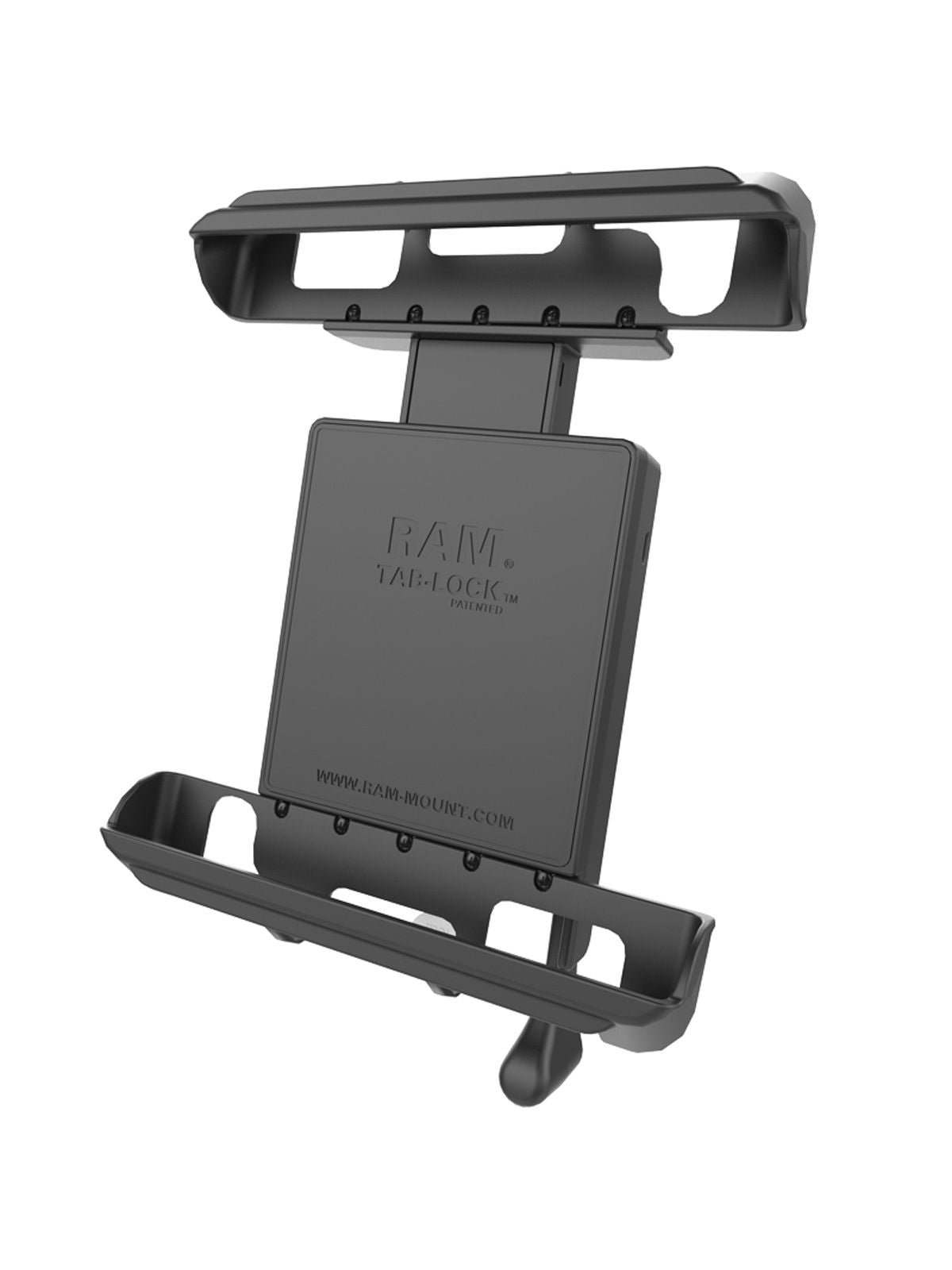 RAM Mounts Tab-Lock (Schlüsselverriegelung) Universal Halteschale für bis zu 10" Zoll Tablets inkl. Apple iPad Pro 9.7 (mit & ohne Schutzhüllen) - AMPS - Schrauben-Set – Produktansicht