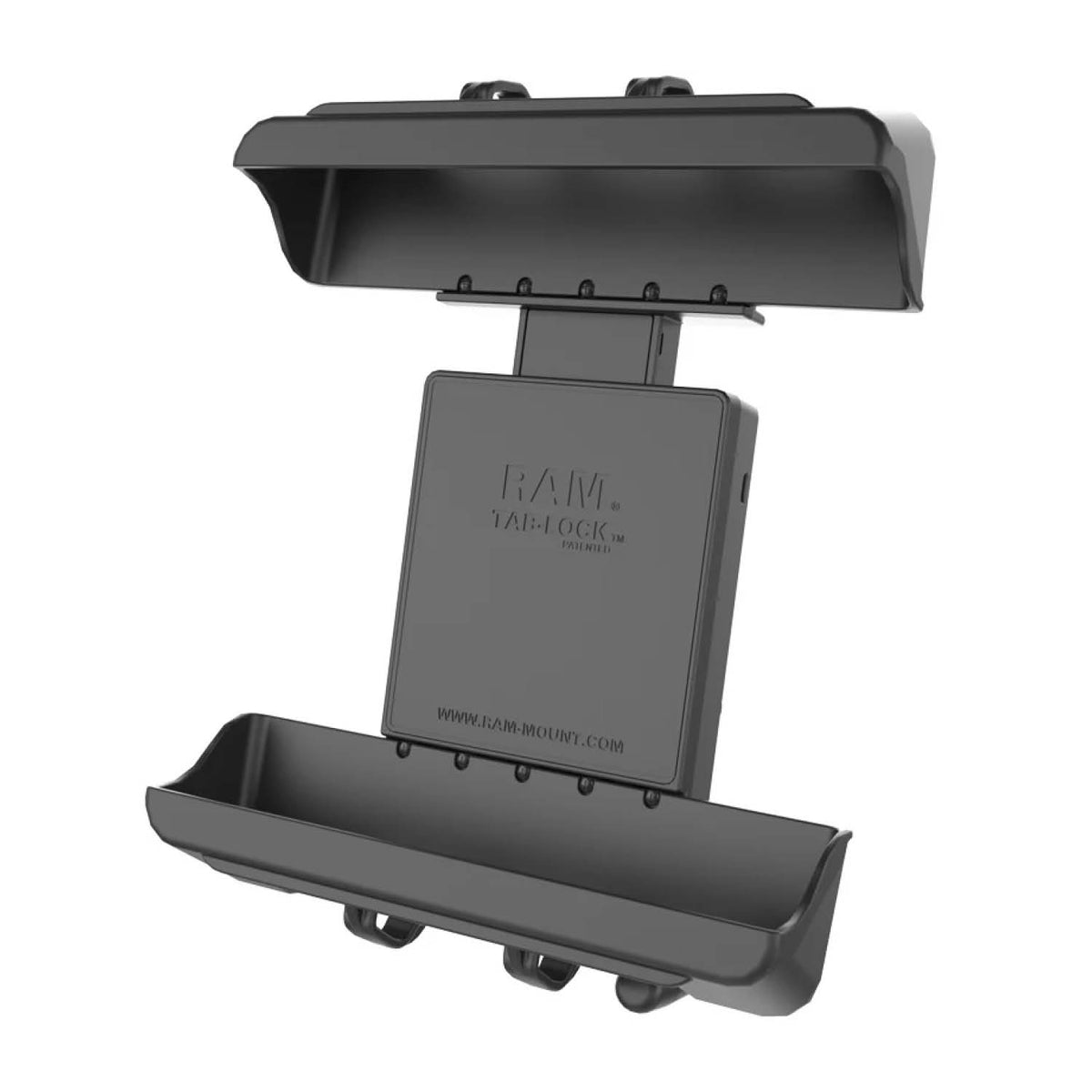 RAM Mounts Tab-Lock (Schlüsselverriegelung) Universal Halteschale für Panasonic Toughpad FZ-A1 (in Schutzgehäuse) und Tablets bis zu 12 Zoll - AMPS - Schrauben-Set – Produktansicht