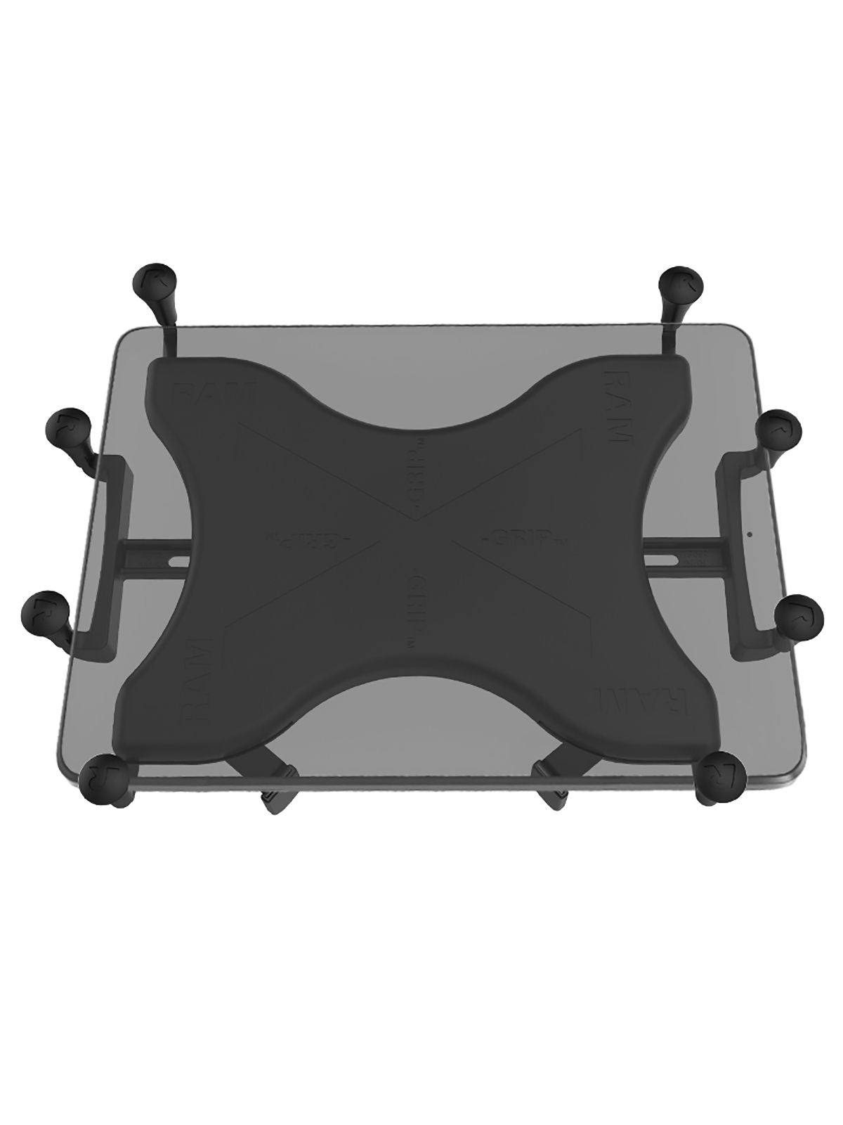 RAM Mounts X-Grip Halteklammer für Tablets (12-13 Zoll) - AMPS- & VESA 75x75 mm Anbindung - Schrauben-Set – Produktansicht