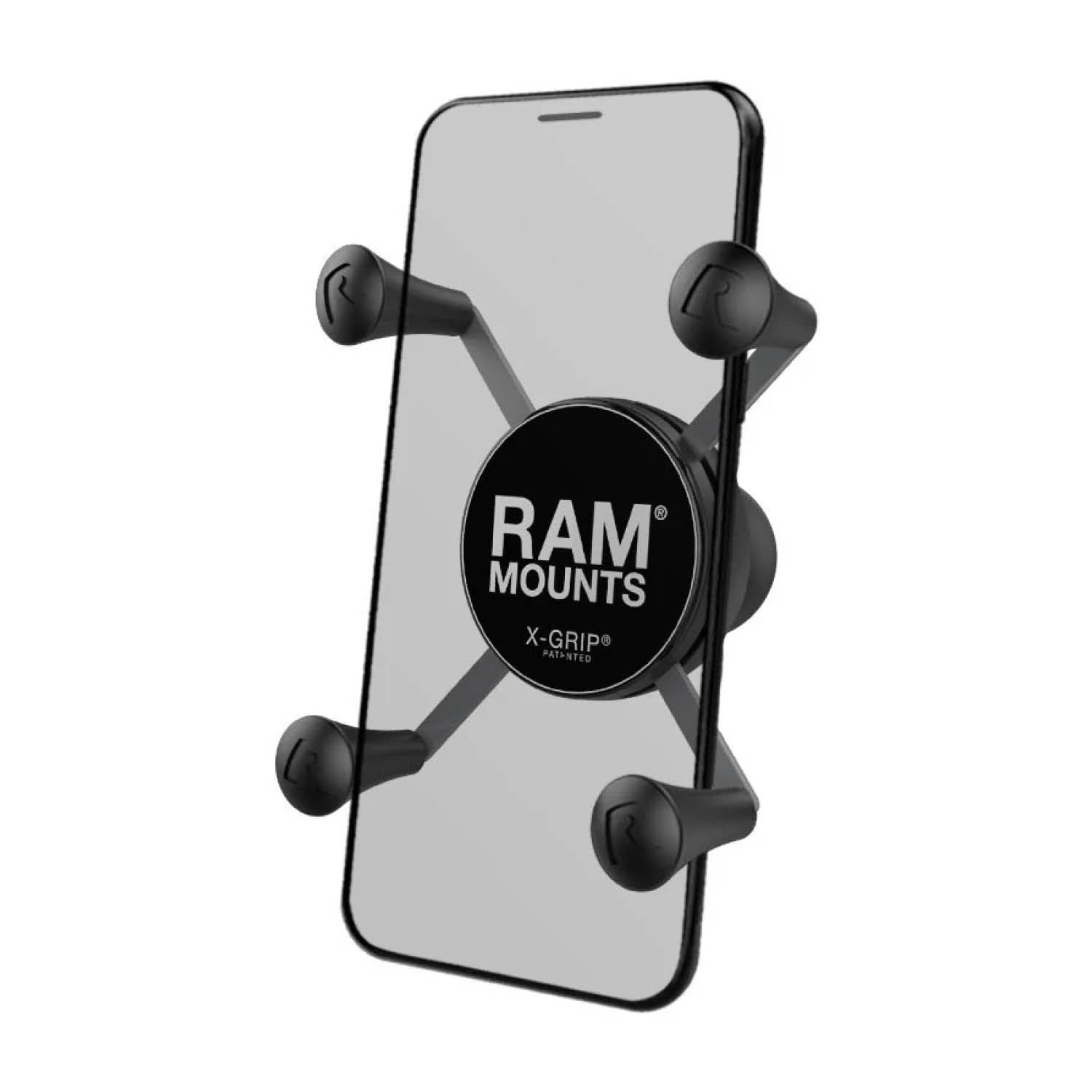RAM Mounts X-Grip Halteklammer für Smartphones - Bis 82,55 mm Breite - Mit C-Kugel (1,5 Zoll) – Produktansicht
