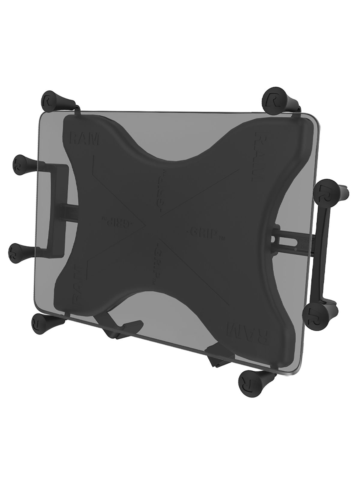 RAM Mounts X-Grip Halteklammer für Tablets (9-11 Zoll) - AMPS- & VESA 75x75 mm Anbindung - Schrauben-Set – Produktansicht