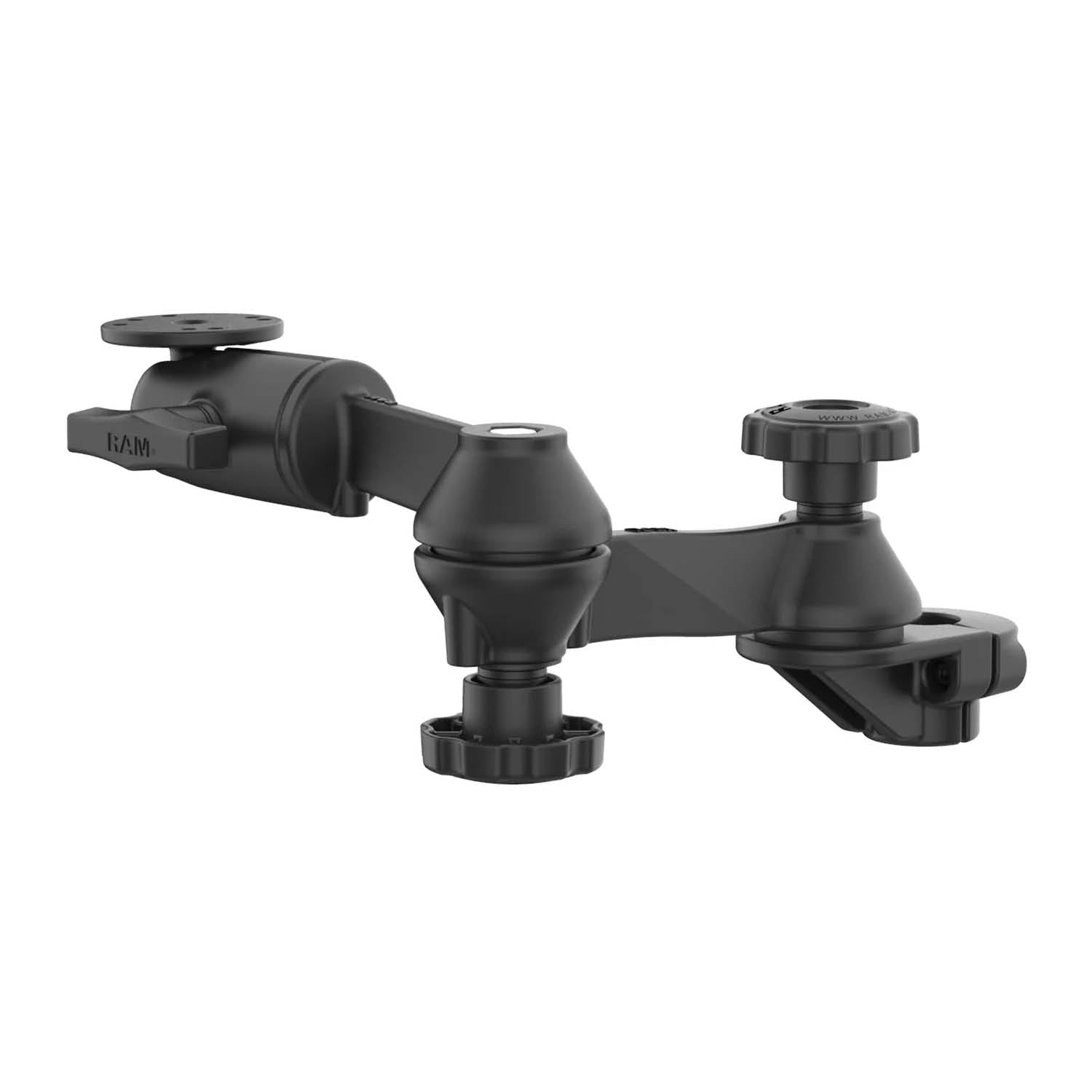 RAM Mounts Schwenkarm (90°) für RAM Tough-Bar™ - C-Kugel (1,5 Zoll), 4-Loch AMPS – Produktansicht