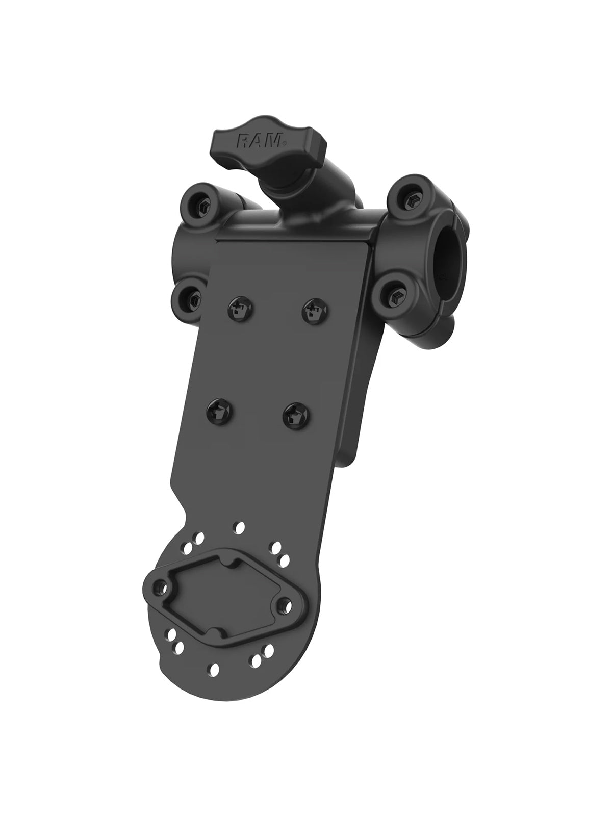RAM Mounts Drehgelenk-Befestigung mit 2- & 4-Loch AMPS Aufnahme für Tough-Bar™ – Produktansicht