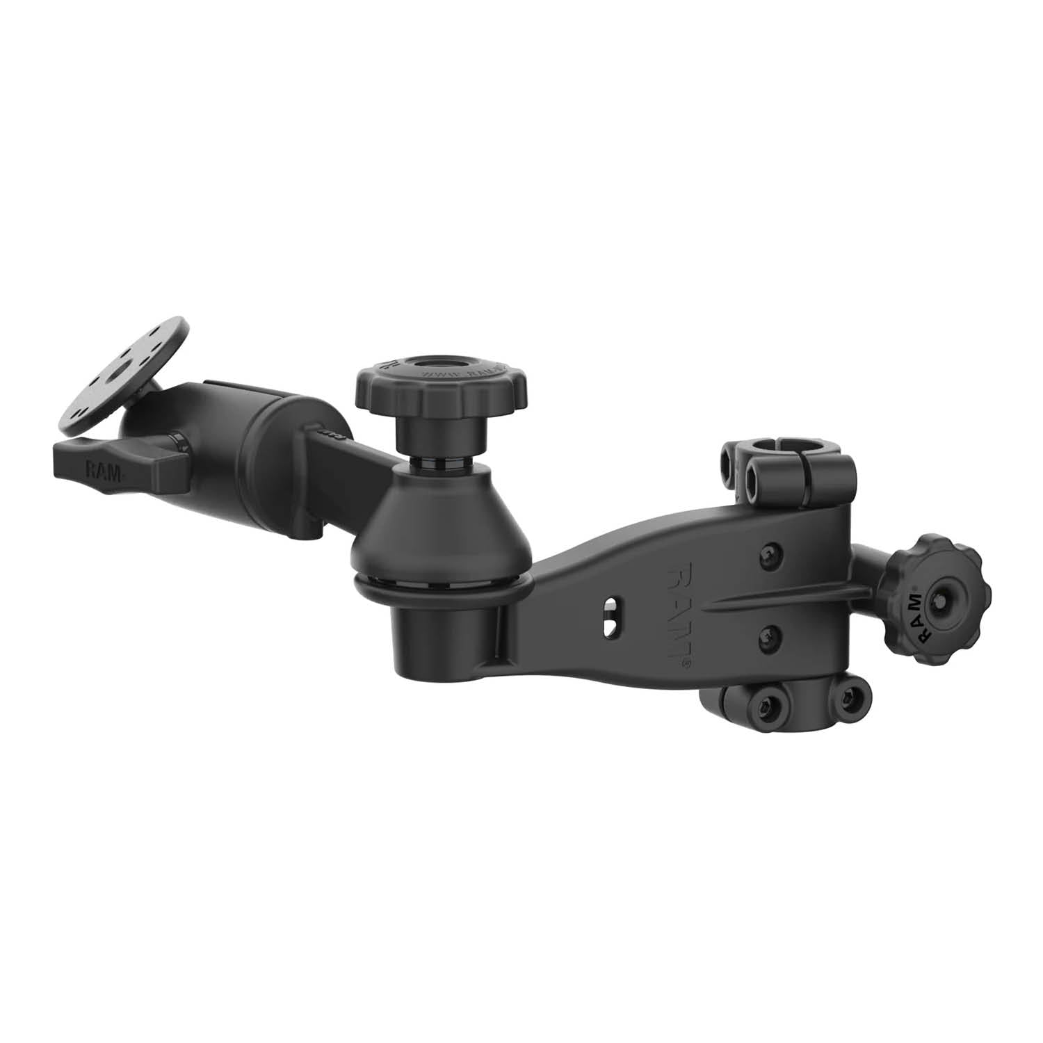 RAM Mounts Drehgelenk-Befestigung für Tough-Bar™ mit 6 Zoll Schwenkarm und C-Kugel (1,5 Zoll) Basisplatte - 4-Loch AMPS Anbindung – Produktansicht