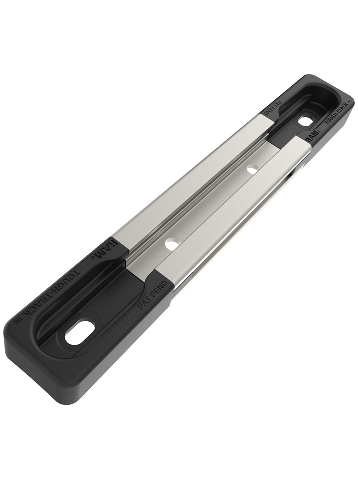 RAM Mounts Aluminium Tough-Track Schiene inkl. Endkappen - Innenlänge 76,2 mm (3 Zoll), eloxiert – Produktansicht