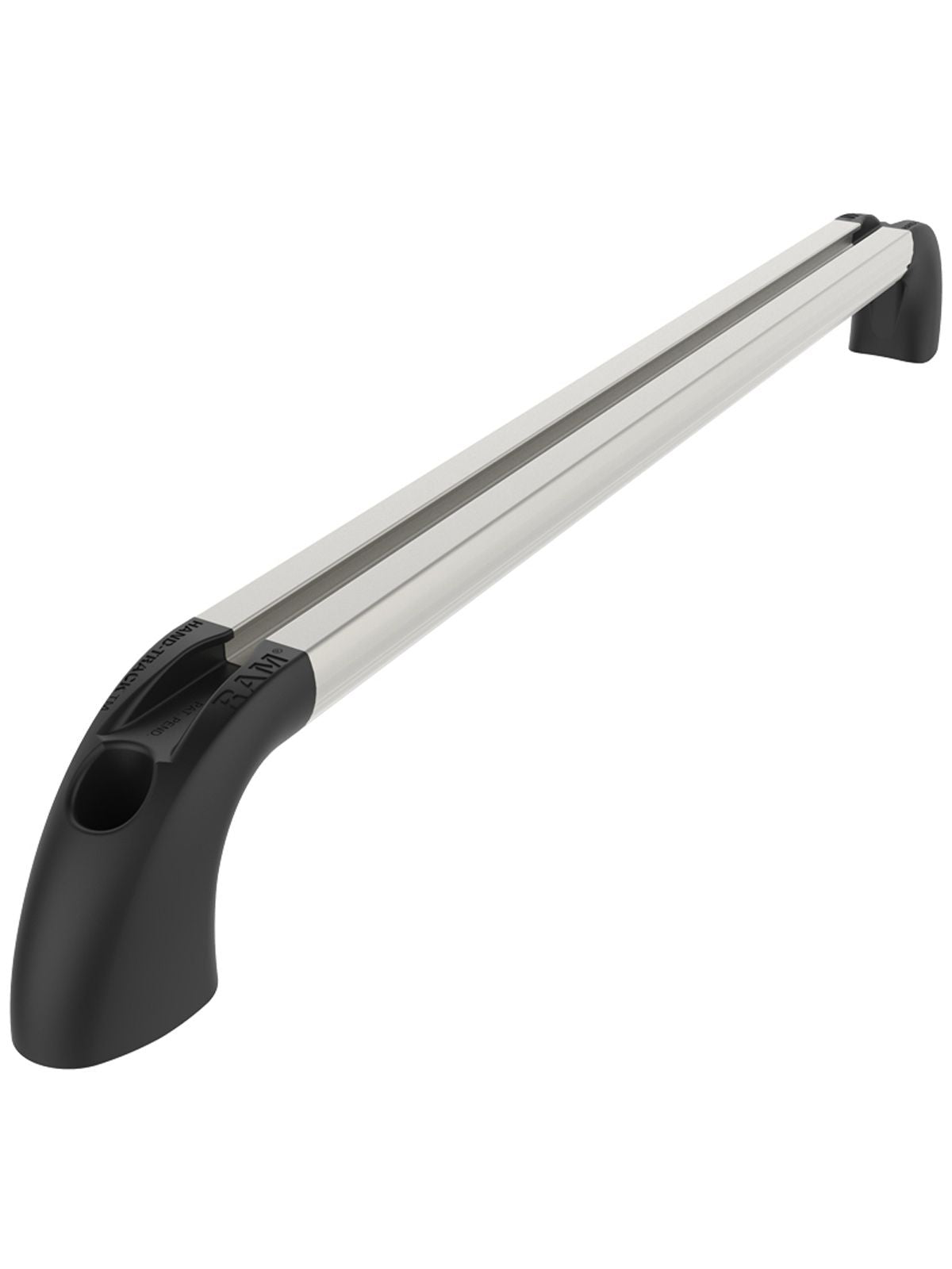 RAM Mounts Hand-Track Aluminium-Schiene inkl. gebogener Endkappen - Innenlänge 381 mm (15 Zoll), eloxiert – Produktansicht