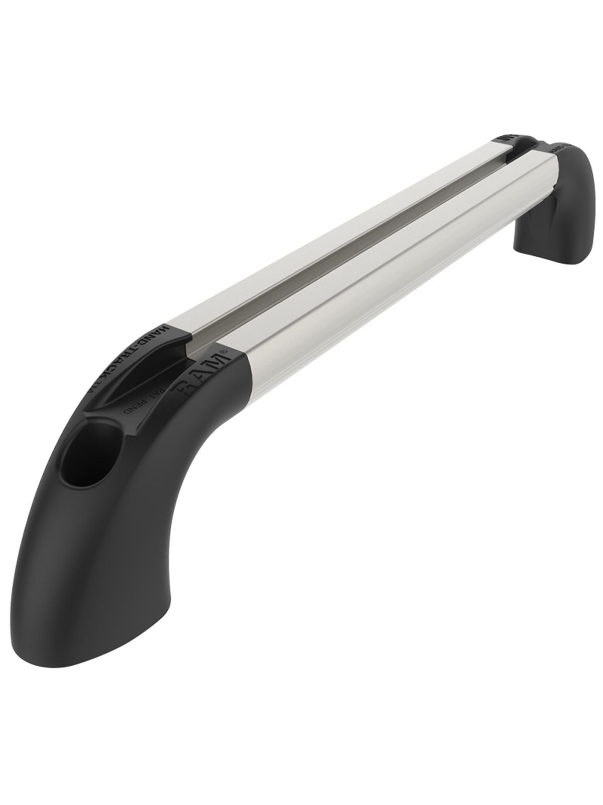 RAM Mounts Hand-Track Aluminium-Schiene inkl. gebogener Endkappen - Innenlänge 203,2 mm (8 Zoll), eloxiert – Produktansicht
