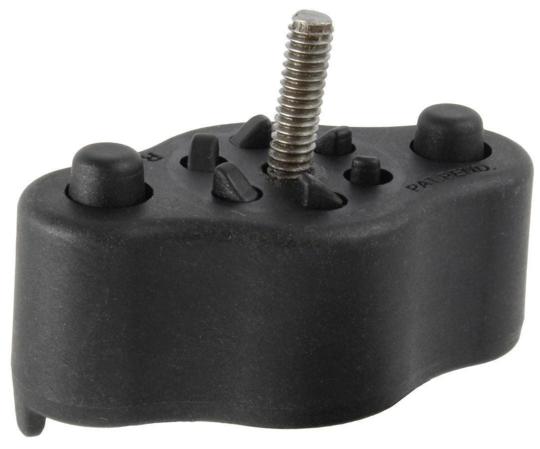 RAM Mounts Verbundstoff-Adapter (ohne Kugel) für Tough-Track Schienen - Quick-Release-System, 1/4"-20 Gewinde, im Polybeutel – Produktansicht