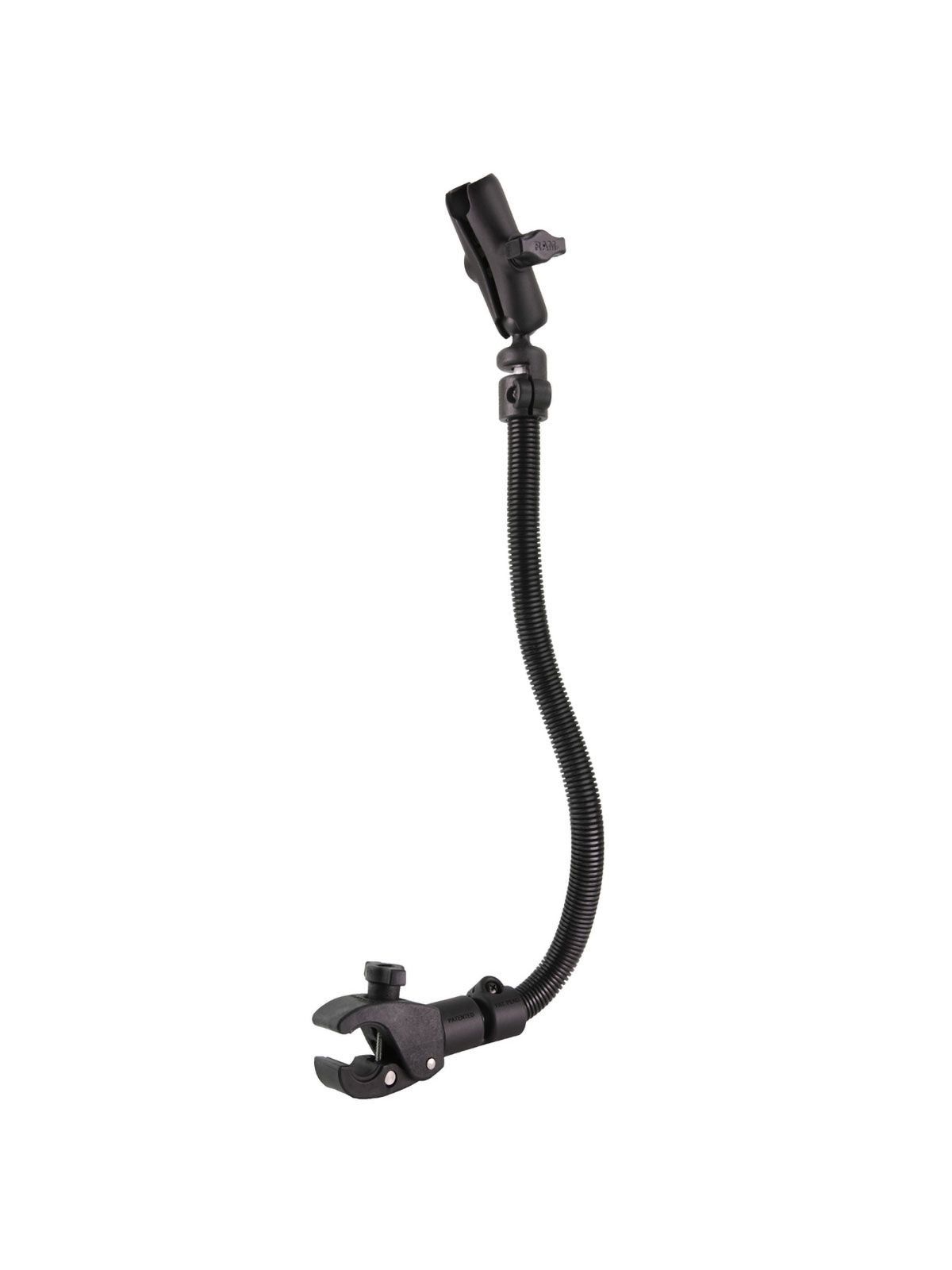RAM Mounts Tough-Claw Set für Rollstühle - B-Kugel (1 Zoll), Tough-Claw klein (Durchmesser 15,9-29,0 mm), Armverlängerung ca. 450 mm – Produktansicht