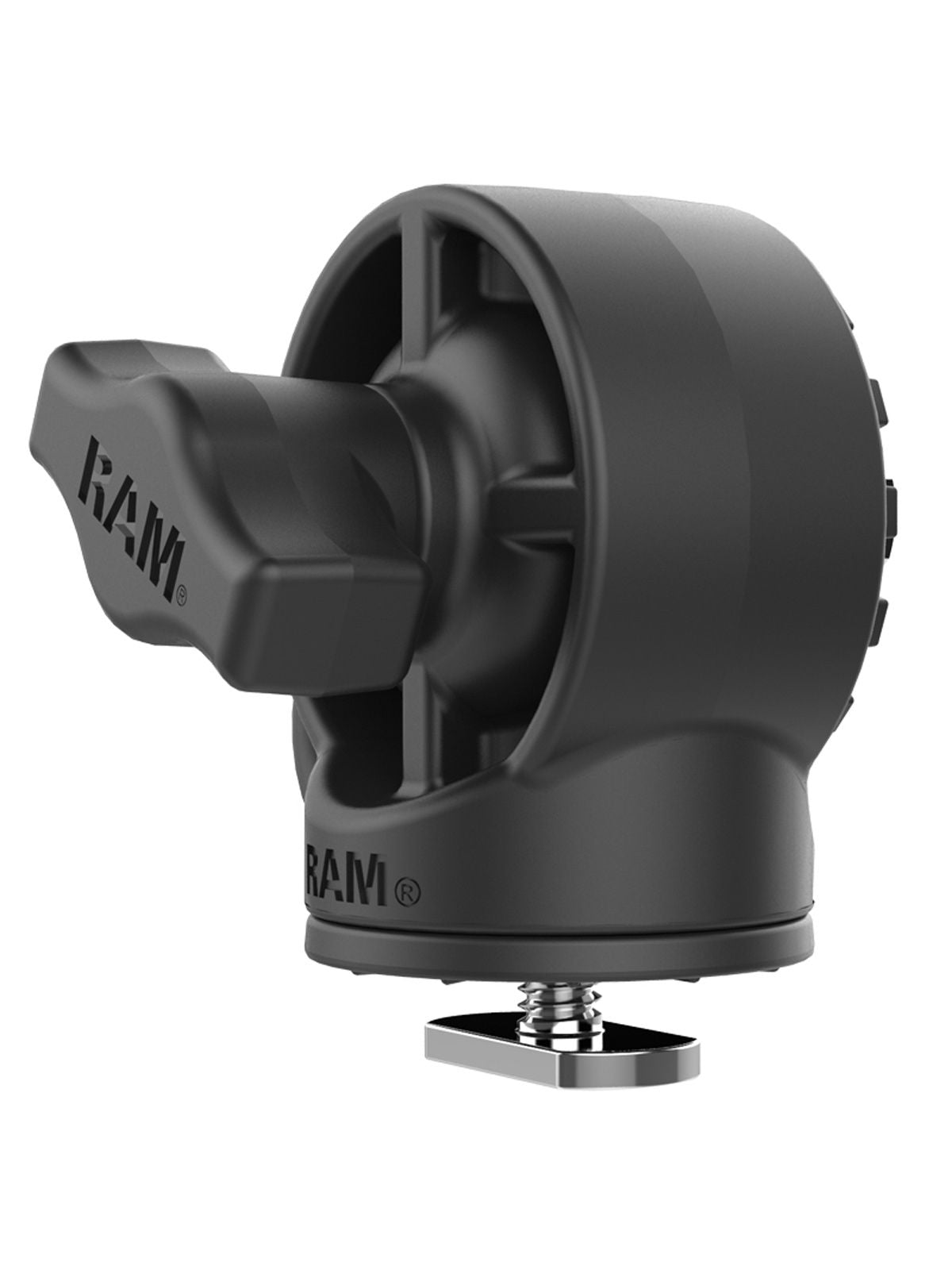 RAM Mounts Verbundstoff Ratchet-Adapter mit T-Slot für Tough-Track Schienen - im Polybeutel – Produktansicht
