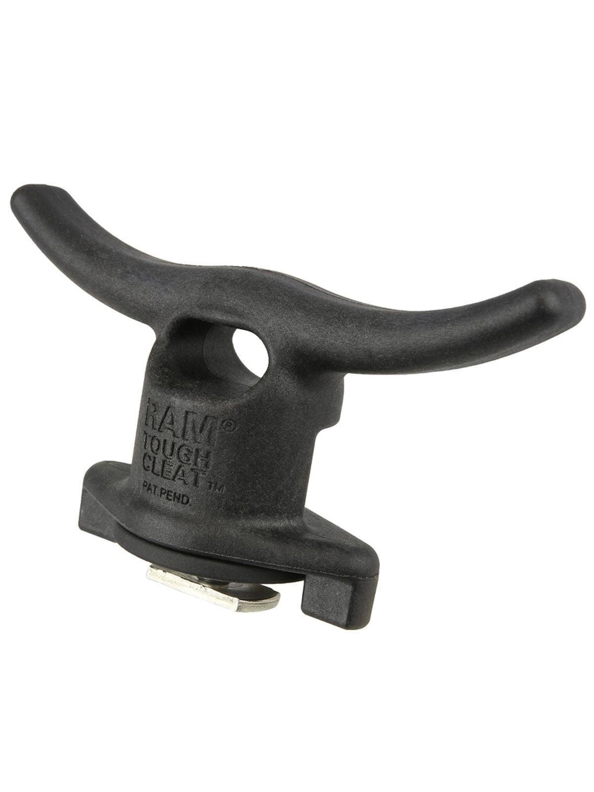 RAM Mounts Verbundstoff Tough-Cleat (Klampe) für Boote - mit T-Slot für Tough-Track Schienen, im Polybeutel – Produktansicht