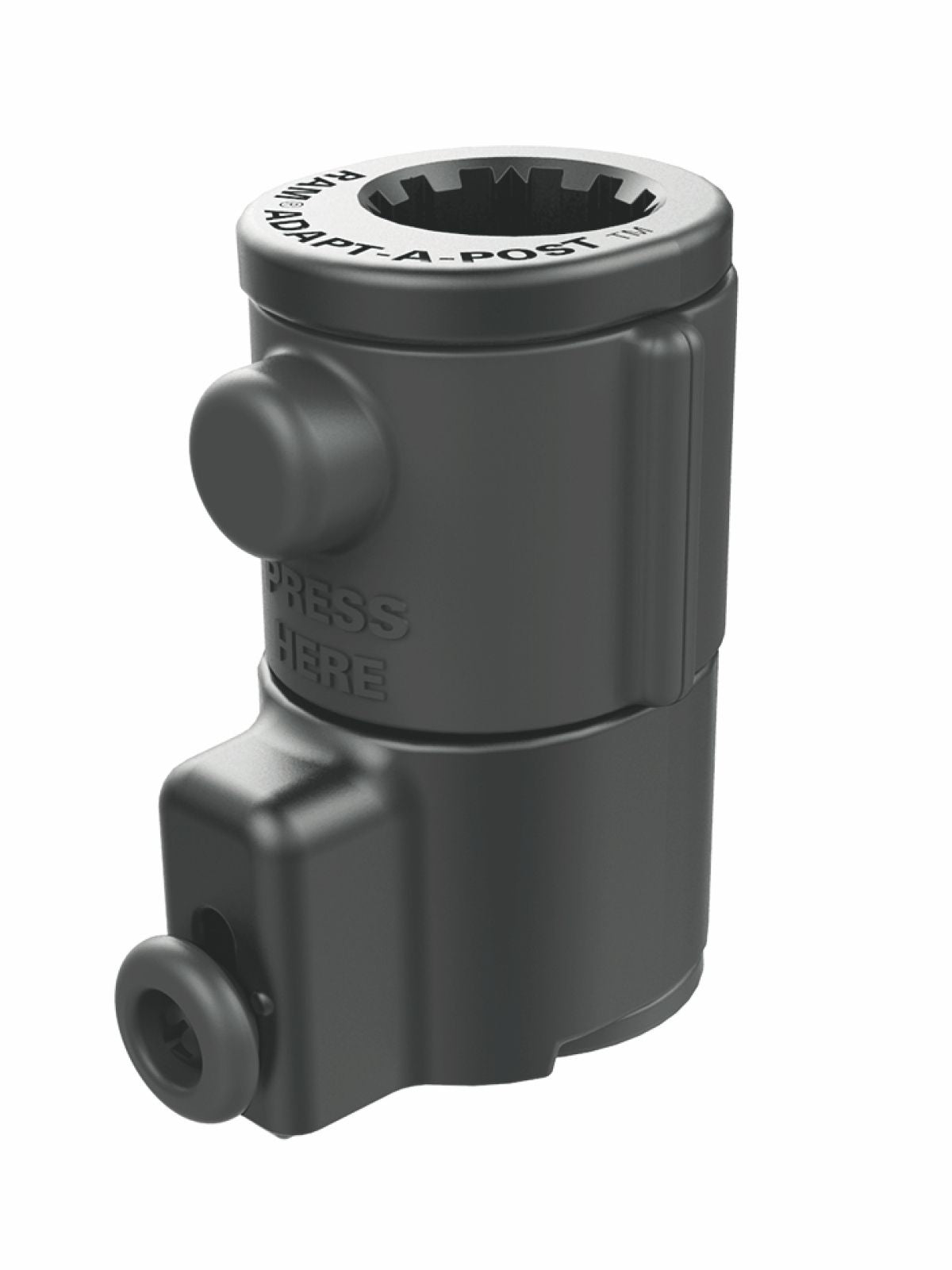 RAM Mounts Universal Adapt-A-Post Track-Basis - Spline-Post-Aufnahme, Tough-Track kompatibel – Produktansicht