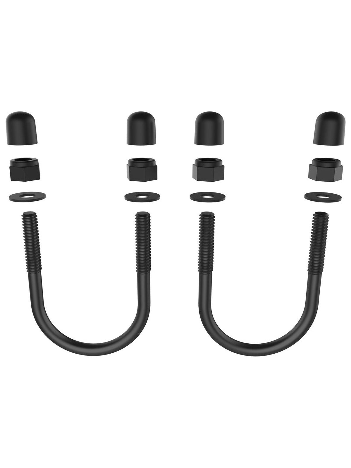 RAM Mounts Montage-Material für Tough-Track Schienen zur Rohr-Befestigung - U-Bügel für Durchmesser 31,8-38,1 mm – Produktansicht