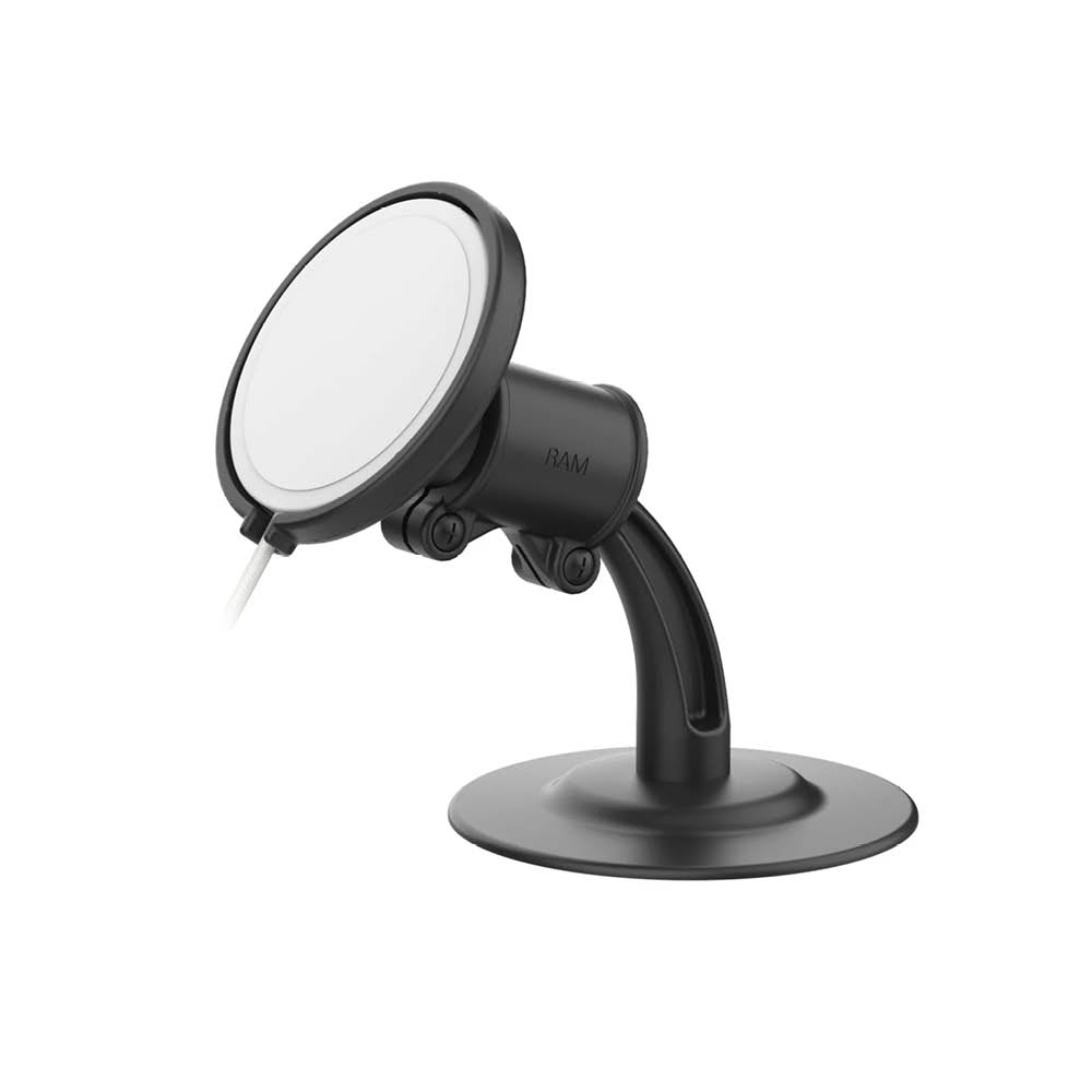 RAM Mounts Lil Buddy Aufbau-Halterung mit Apple 25W MagSafe Adapter - Klebesockel – Produktansicht