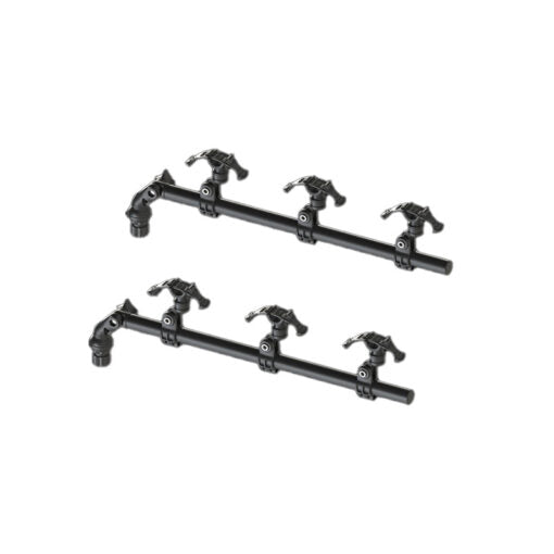 Fasten 3 Fach Rutenhalter Ablage Rod Racks Auslegearm, horizontale Ablage