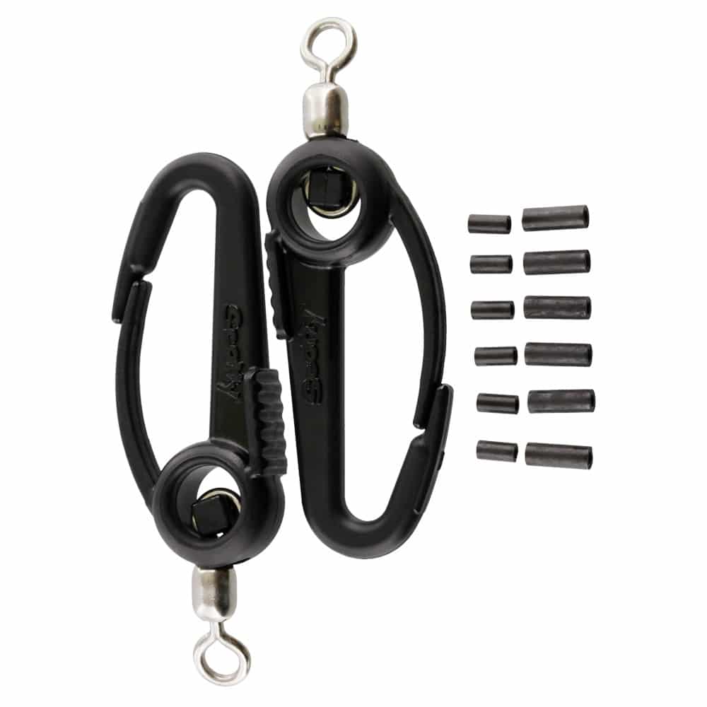 Scotty 2 Lead Weight Swivel Hooks and 6 Wire Joining Connectors – Produktansicht