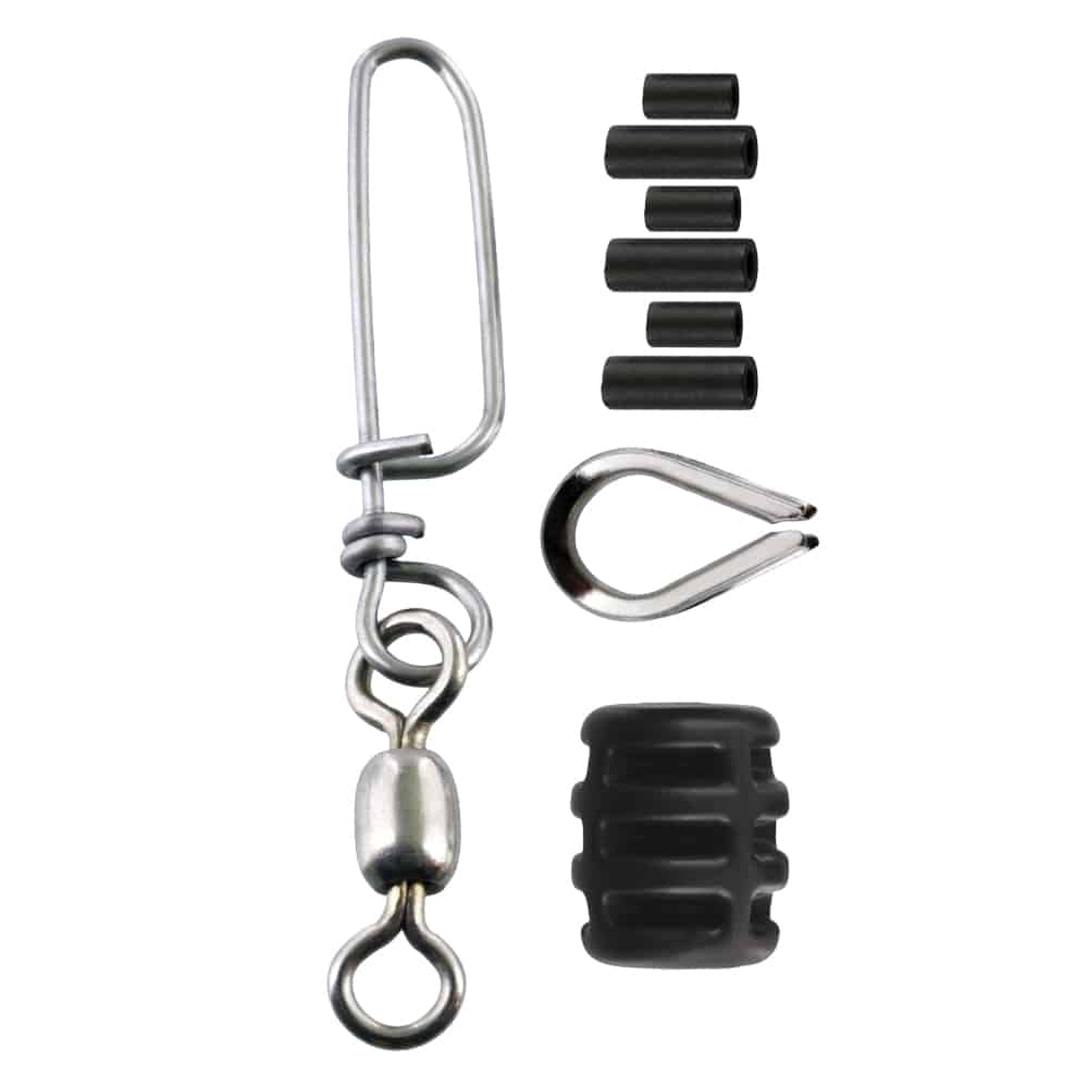 Scotty Terminal Kit, 1 Coastlock Snap, Stainless Thimble, Bumper, 3 – Produktansicht