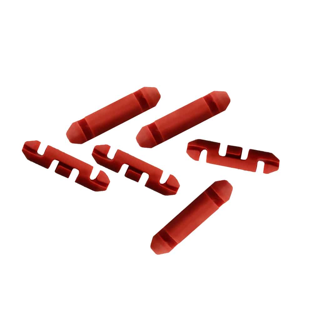 Scotty Stopper Beads for Braided Line, Red, 6/PK – Produktansicht
