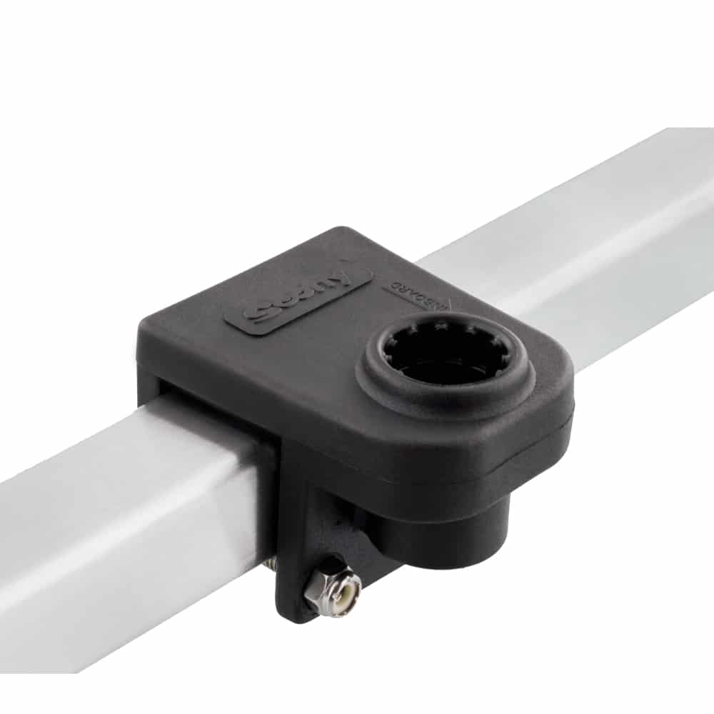 Scotty Rail Mounting Adapter, Black, 1-1/4” Square Rail – Produktansicht